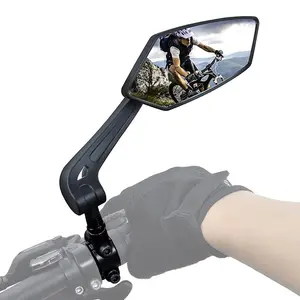 Bicycle Mirror, 1 Count Mountain Bike Handlebar Rearview Mirror, Universal Bike Accessory for Men & Women Bicycle Mirror, 1 Count Mountain Bike Handlebar Rearview Mirror, Universal Bike Accessory for Men & Women