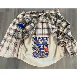 BLEACHED BACK FLANNEL in " MATT MILANO " in CREAMY FLANNEL