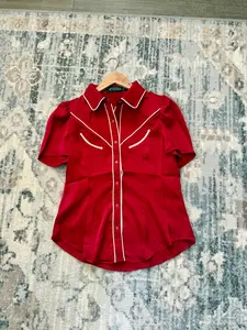 Ruby Rodeo Pearl Snap Blouse