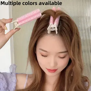 4pcs DIY non-heat quick volumizing hair clip, easily create a full head of hair, quick volumizing effect Haircare Heatless Salon Faux Lightweight