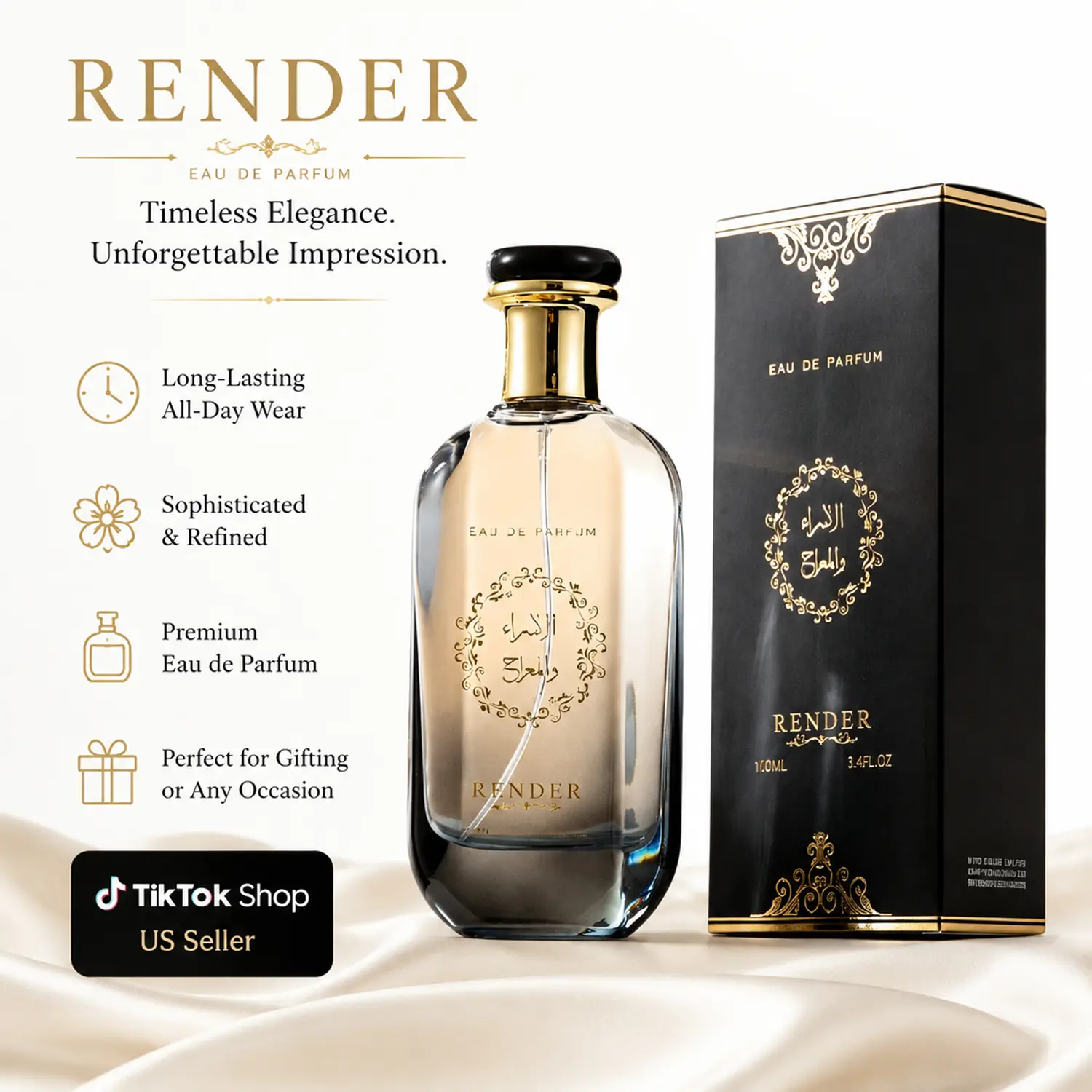 Arabian Pheromone Perfume for Men, Long-Lasting Attraction Cologne with an Amber Scent featuring Oud and Musk Notes, Perfume For Sale, Amber Scent Men's Fragrance, Scented Fragrance Cologne, Spicy Fragrance