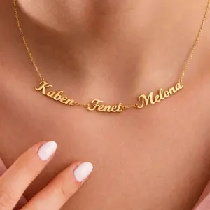 Personalized 3 Name Necklace Meaningful Gift with Names You Love Customizable Jewelry for Special Occasions