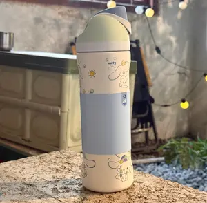 OW 24oz Winter Limited Stainless Steel Insulated Water Bottle Hand Washing Recommended For The Bottle Body, Ensuring Convenient And Hassle-Free Daily Maintenance. It Features 24-Hour Long-Lasting Hot And Cold Retention. Drinkware Flasks Lid Portable Mug