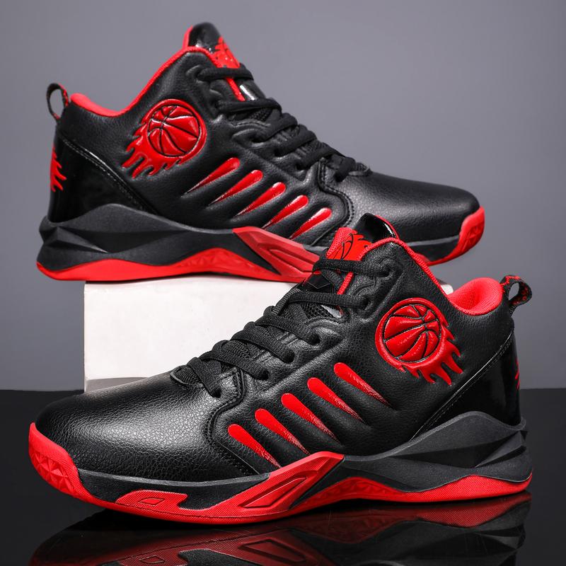 Men's Wear-Resistant Anti-Slip Basketball Shoes for Outdoor Sports Training Low-Top Comfort Lightweight Design Hoopshoes