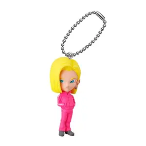 DRAGON BALL ULTRA DEFORMED MASCOT BURST #31 ANDROID 18 3D KEYCHAIN