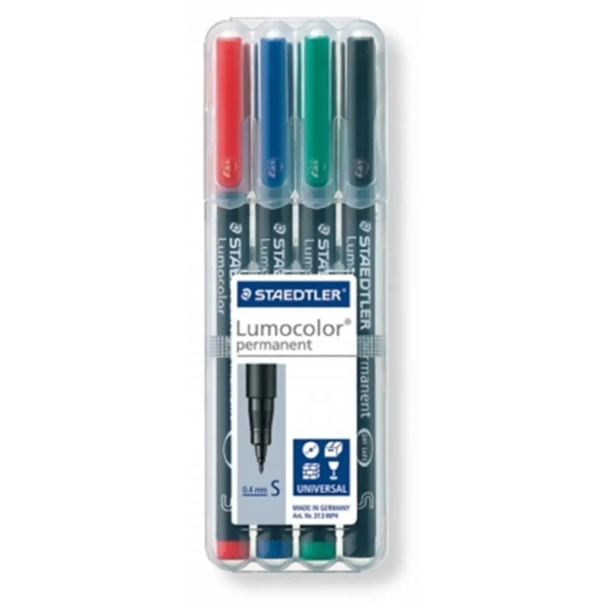 Staedtler  Feinschreiber Universalstift Lumocolor Permanent- Pack 4