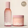 Saltair Coral Coast Body Duo - Multi-Lipid Body Butter (10 fl oz / 283 G), Body Mist (8.0 fl oz/ 236 mL) - Coconut, Water Lily, Guava