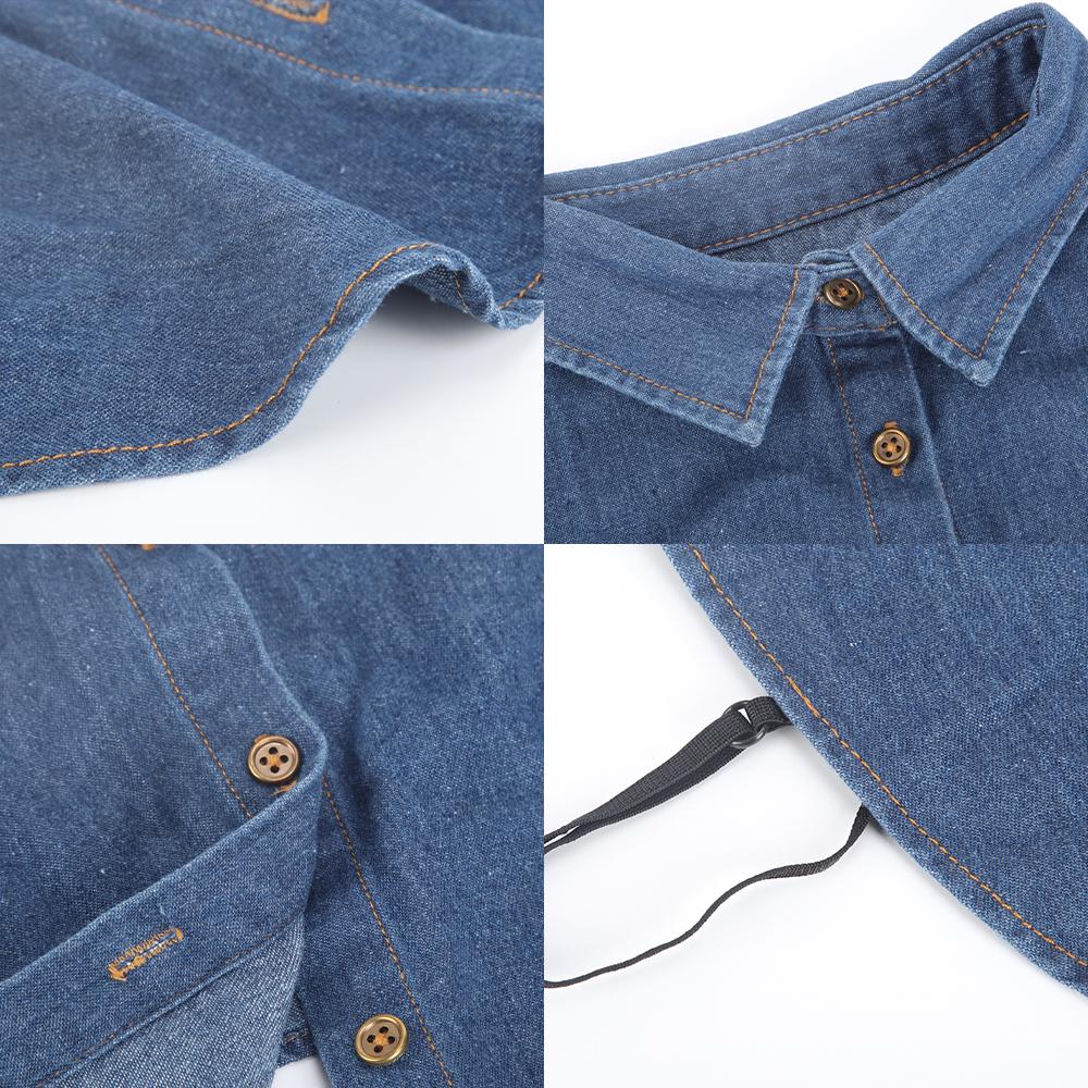 4pcs Lightweight Commuting Shirt Fake Collar Fashion Ladies Decorative Shirt Fake Collar Casual Versatile Soft Thin Ins Simple for Business Activities Wedding Banquet
