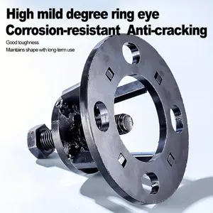 [Heavy-Duty Brake Drum Tool] Heavy-Duty 1pc Black Brake Drum Removal Tool | Rear Axle Half Shaft Puller, 4-Hole Wheel Hub Extractor for Vehicles with Independent Front Suspension, Precision-Engineered for Effortless Brake Drum & Wheel Beari