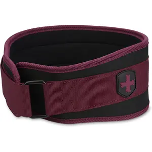 Harbinger 4.5" Unisex Foam Core Weight Lifting Belt - Black/Merlot