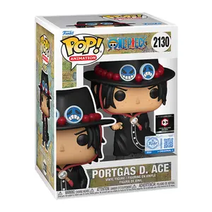 Funko Pop! One Piece - Portgas D. Ace (Intro) (Chalice Collectibles) #2130 Exclusive Collectible Pop Vinyl Figure