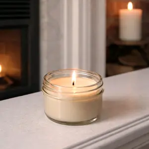 Tropical Sunshine Fragrance Scented Candle in Glass Jar for Decoration