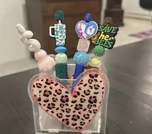 LIVE CLAIMS - Acrylic pen holder