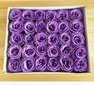 Lilac Glitter Rose Heads Lilac Glitter Rose Heads