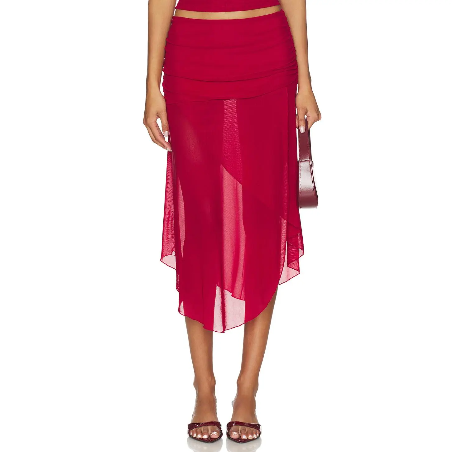 Tiger Mist Mariana Skirt in Red