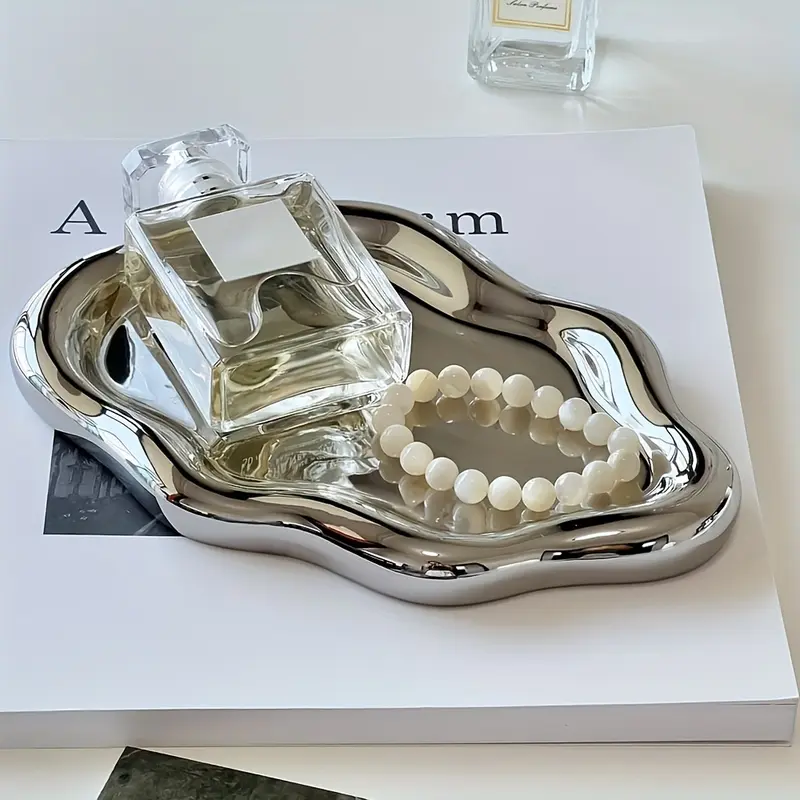 Cloud-Shaped Jewelry Tray Decorative Storage Boxes Organiser for Various Rooms, Multifunctional Home Decor, Perfect Gift Idea