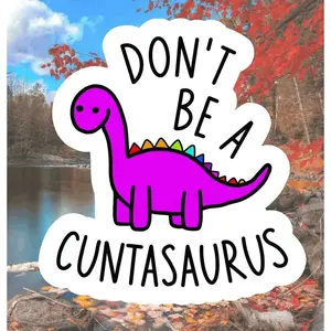 Dinosaur, Waterproof Stickers, Hydroflask Stickers