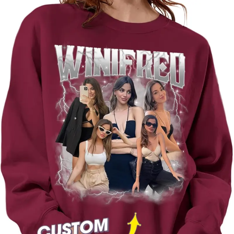 Mit & Mi Custom Unisex Long Sleeve T-Shirt (Bella + Canvas) | Personalized Crewneck Shirts for Boyfriend/Girlfriend