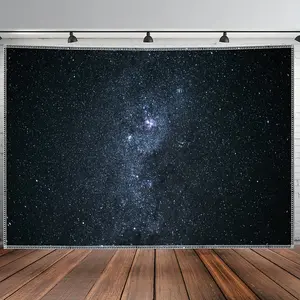 Night Sky Tapestry Starry Sky Backdrop Galaxy Theme Wall Hanging Photography Background Aesthetic Decor for Living Room Bedroom Indoor Outdoor Home Decoration