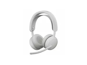 Logitech Zone Wireless 2 ES - Noise-Canceling Wireless Headset with Adaptive Hybrid ANC - Off-White
