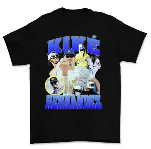 Kike Hernandezz T-Shirt Gift For Fan Baseball Graphic Streetwear