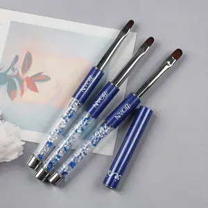Round Tip Nail Art Pen, Fan Shaped Nail Art Brush, Multi-functional Nail Drawing Brush Kit, All-in-one Professional Manicure Tool Set specially designed for nail art beginners and daily DIY nail lovers. This complete nail brush set includes multiple pract