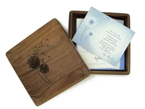 Dandelion Gift| Sympathy Gift Set | Engraved Memory Box | Remembrance Gift | Personalized Memorial | Miscarriage Gift | Gift for Loss