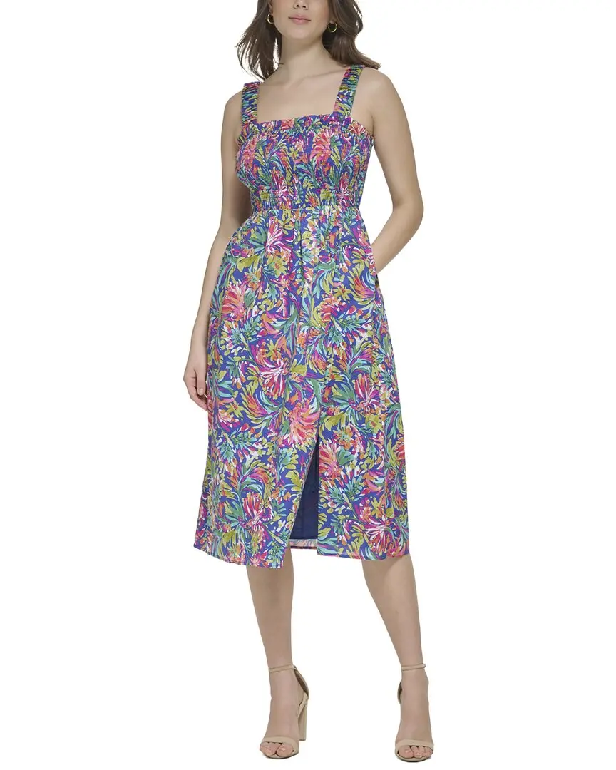 Kensie Voile Midi Dress