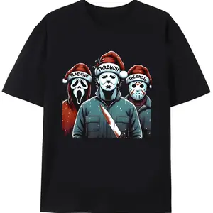 Festive Christmas Carnival Graphic Short Sleeve TShirt for Holiday Celebrations and Black Friday Sales