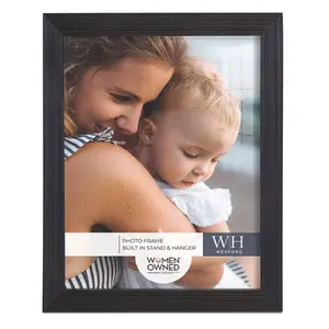Premium Ebony Solid Wood Picture Frame, 8" x 10"