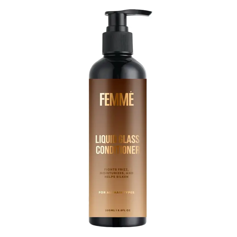 FEMMÉ Liquid Glass Conditioner (Fights Frizz, Moisturizes, and Helps Silken)