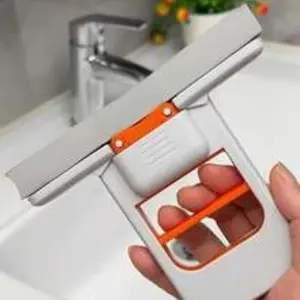 Multifunctional Mini Mop, Extendable, Dry Wet Use, Suitable for Kitchen Living Room Bathroom Car Windows, Compact Design Durable Plastic, Clean Mop