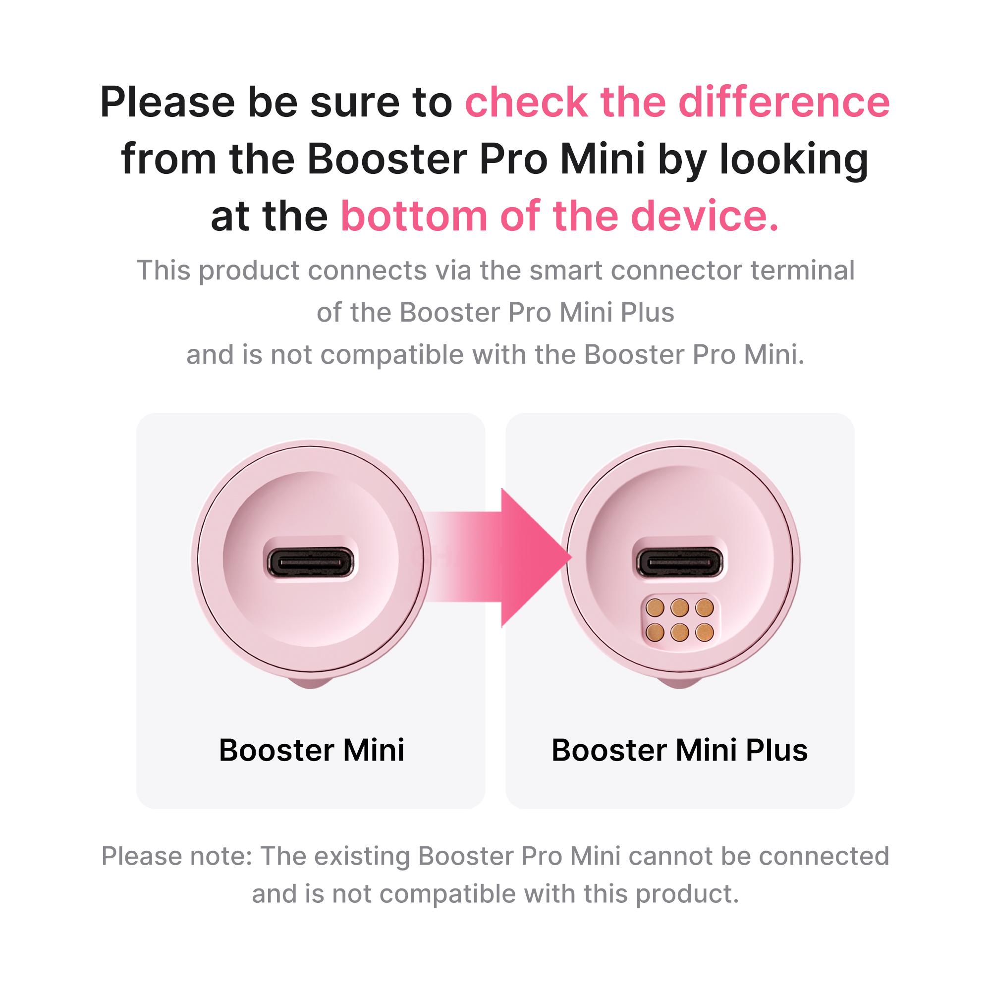 [NEW] [medicube] Booster Facial V-Roller Device - Pink / Beige ㅣMini Booster Pro Plus + Booster Face Roller Head + FREE PDRN Booster GelㅣK-beauty Facial Device for skin definition, plump-looking appearance, puffiness, and skin relaxion