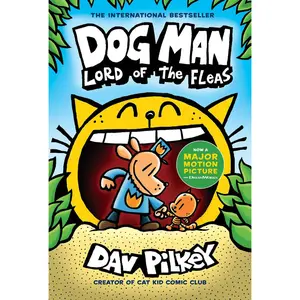 USED-Dog Man: Lord of the Fleas: A Graphic Novel (Dog Man #5): From the Creator of Captain Underpants: Volume 5 by Pilkey, Dav (Hardcover)