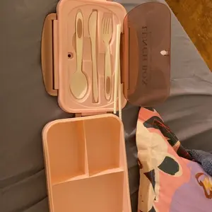 Buy A Lunch Box Get A Free Four-piece Set (Spoon, Fork, Knife, Chopsticks), A Must-have for Office Workers and Students. Tableware Tumbler