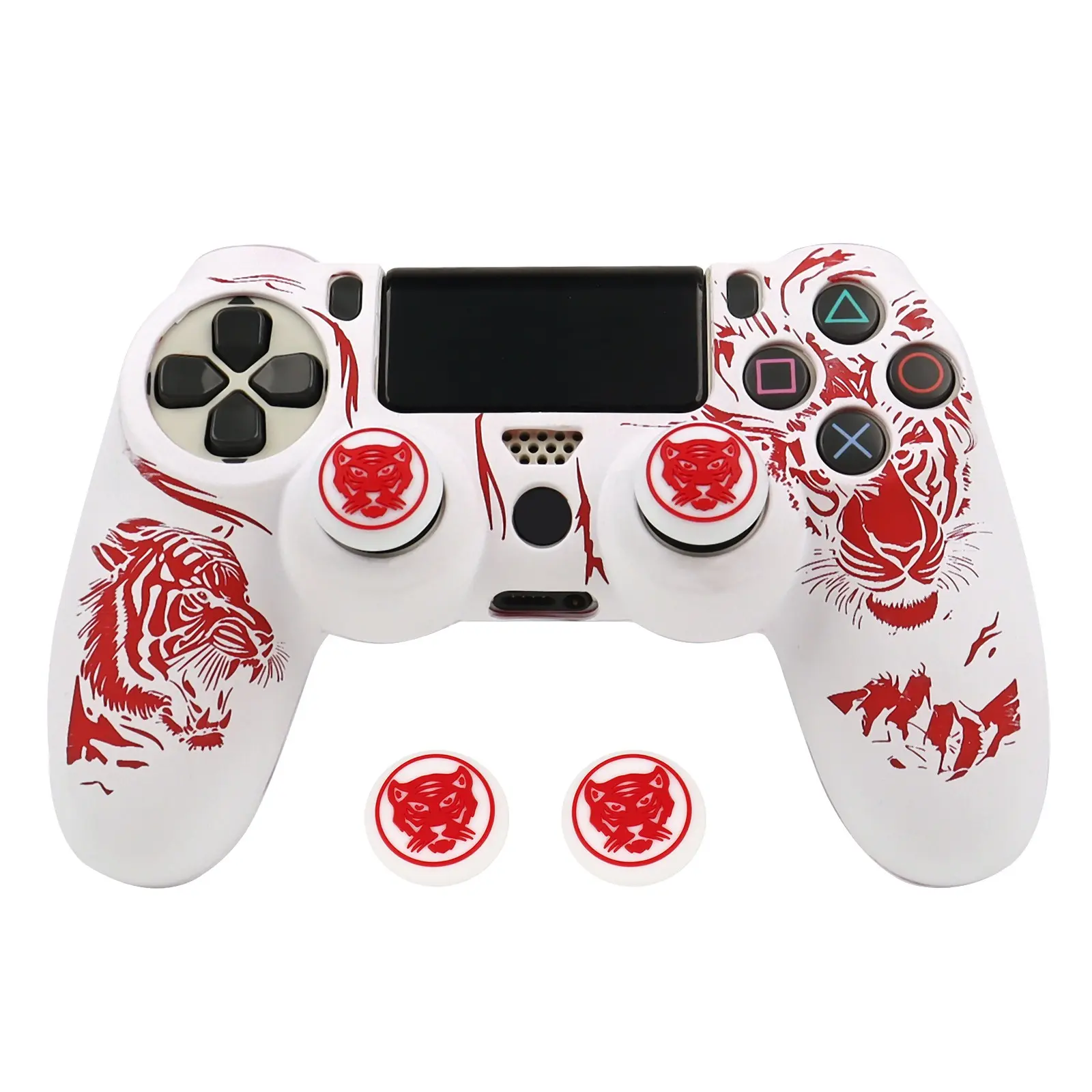 Silicone Protector For PS4 Gamepad Ultra-Soft Non-Slip Precise Holes Simple Installation Durable Cover for PS4 Controller Gaming Console Accessory