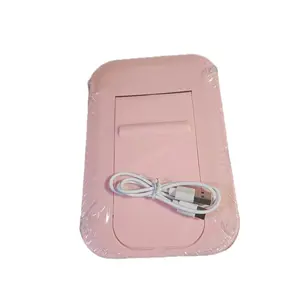 Light Up Mirror with Charger - Compact Design for Home or Office Use makeup tool lead mirror