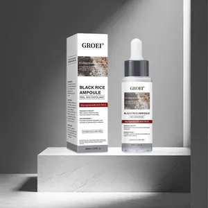 Nourishing & Hydrating Rice & Black Rice Essence Exfoliants Brightening Hydrating Serum - 30ml - Single or Duo Pack Option - Glow-Boosting & Comforting with Vitamin Enriched Formula for All Skin Types