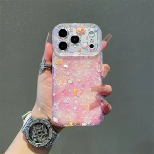 Summer Macaron Candy Color Phone Case for Smartphone IP 16 Pro Max 15 Pro 14 13 Luxury Elegant Design for Women Soft Shockproof Protective Cover