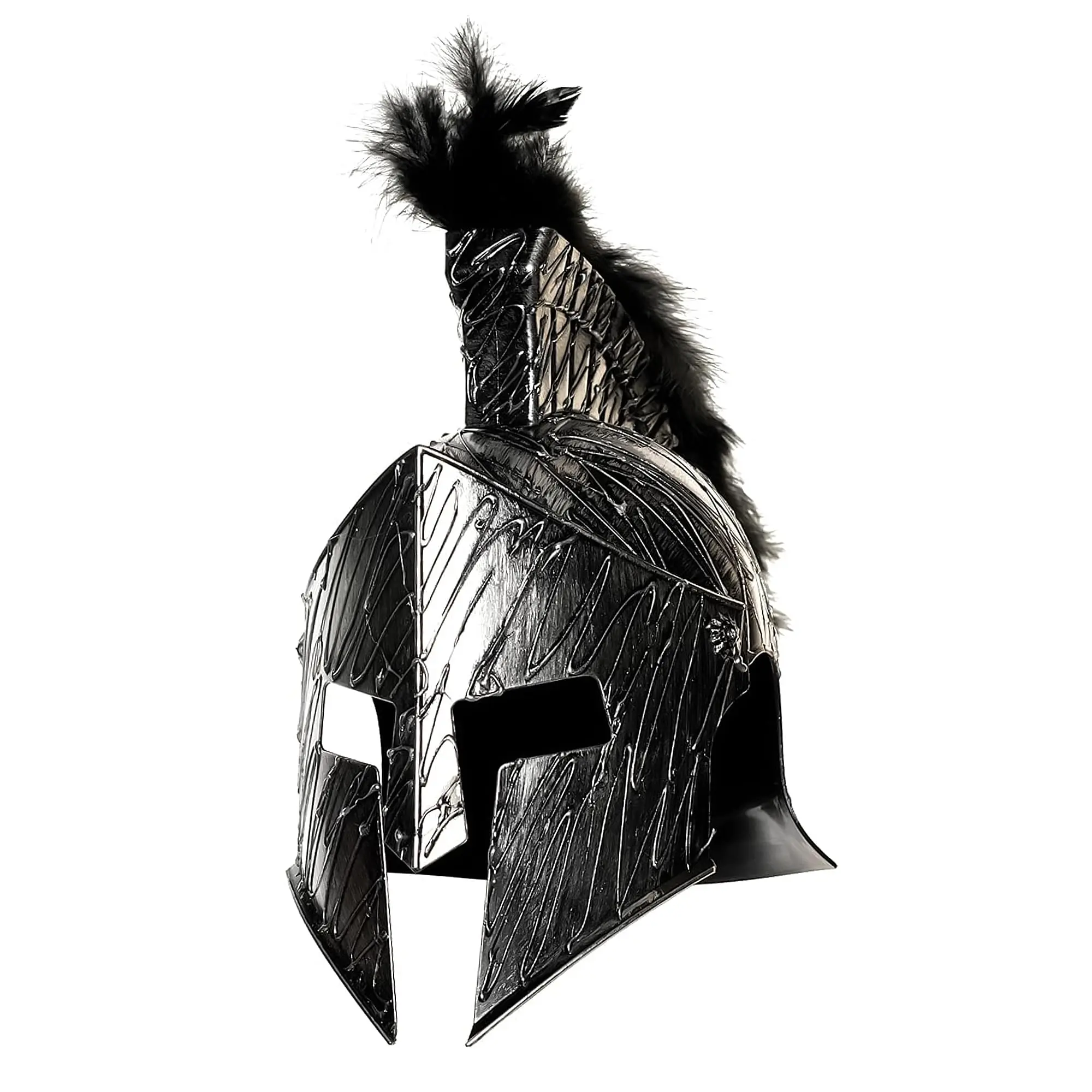 Evil Roman Helmet With Mask Adult Costume Accessory Evil Roman Helmet With Mask Adult Costume Accessory