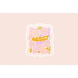 We Must Resist Vinyl Sticker