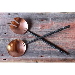 Copper Salad Tongs