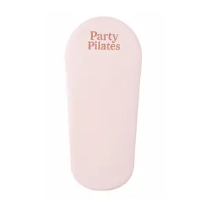 Party Pilates Signature Oval PU Leather Mat – Blush Pink