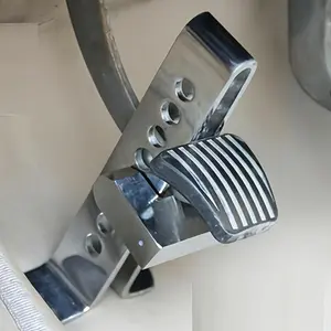 Anti-Theft Car Stainless Steel Brake Clutch Pedal Lock, Steering Wheel Safety Lock, Fits Pedals Up to 1.5 Cm, Fully Assembled