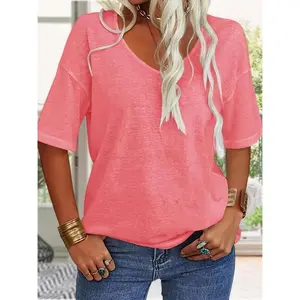 Women'SCasualSummerT-Shirt,OversizedLooseFitShortSleeveTunicTop�CTrendy,Comfortable&VersatileForHotDaysmodestywear