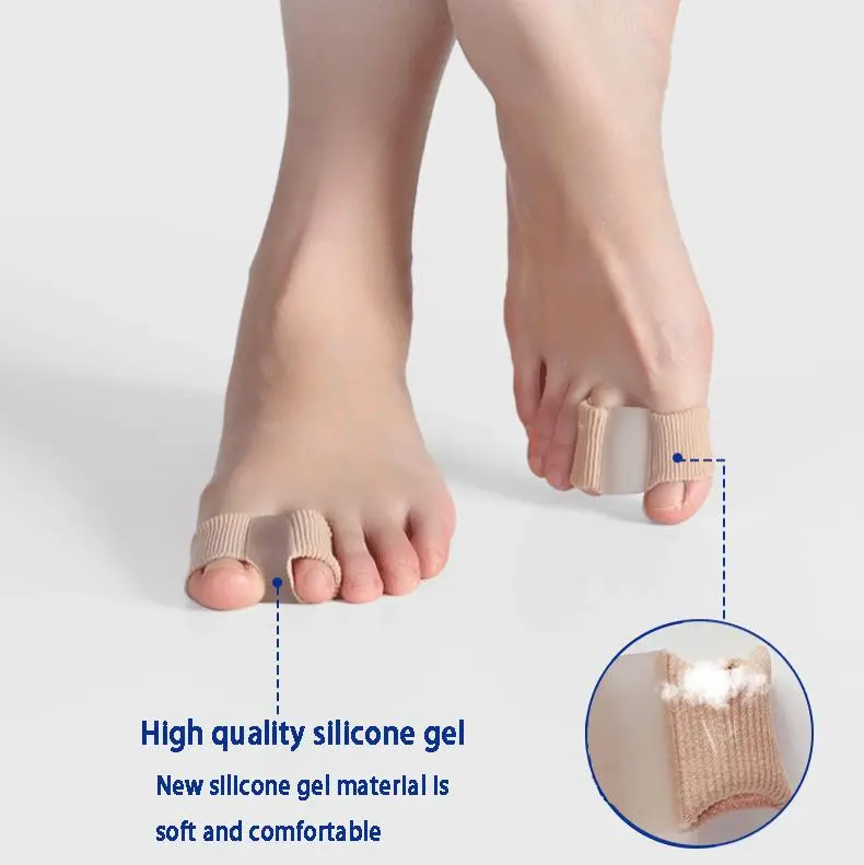 HYNAUT Hallux Valgus Toe Separator. Made of elastic fabric, comfortable and non-restricting. Suitable for daily walking, effectively relieves hallux valgus discomfort.