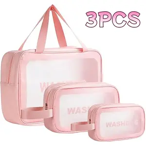3PCS Large-Capacity Toiletry Storage Bag  Travel Cosmetic Bag for women men
