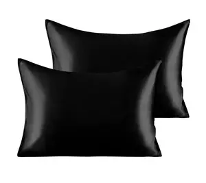 Satin Pillowcase for Hair & Skin 20x26 Inches - 2 Pack Marbling Print, Silky Pillowcase with Envelope Closure, Similar to Silk, Gifts for Women Men