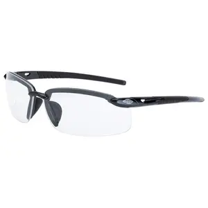 Crossfire ES5 Bifocal Safety Glasses Pearl Gray with Clear Lenses