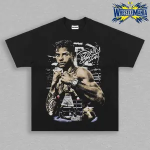 King Ryan Garcia Vintage T-Shirt – Boxer Graphic Fighter Tee, Fashion Cotton, Full Colors, Full Sizes, For Men, For Women